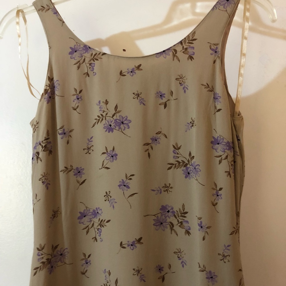 Beige midi-dress